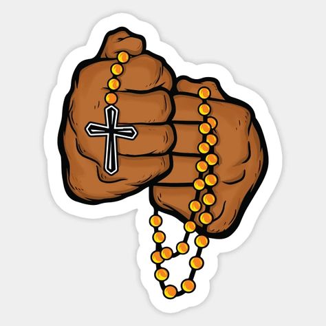 Praying Hands - Praying Hands - Sticker | TeePublic Hands Praying, Catholic Stickers, Hands Sticker, God Sticker, Hand Sticker, Bff Gifts Diy, Faith Stickers, Christian Quote, Holy Rosary