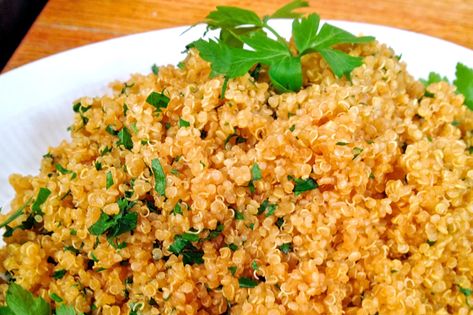 Quick, Jazzy Quinoa - Jazzy Vegetarian - Vegan and Delicious! Two Ingredient Recipes, Jazzy Vegetarian, White Quinoa, Two Ingredient, Bouillon Cube, 2 Ingredients, Veggie Recipes, Fried Rice, Ingredients Recipes