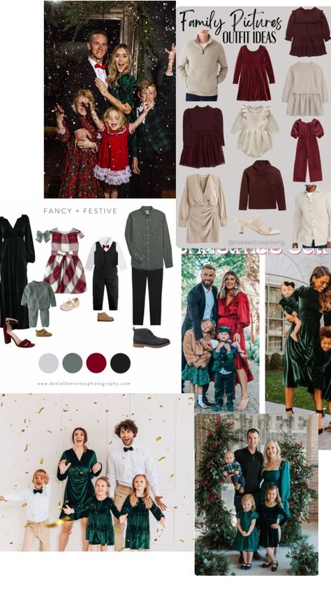 Family outfit. Dark green and dark red outfit colors for Christmas photoshoot Christmas Family Photoshoot Outfits, Outfit Ideas For Christmas, Family Christmas Photoshoot, Winter Maternity Shoot, Winter Family Photoshoot, Family Outfit Ideas, Christmas Family Photoshoot, Family Photoshoot Outfits, Ootd Winter