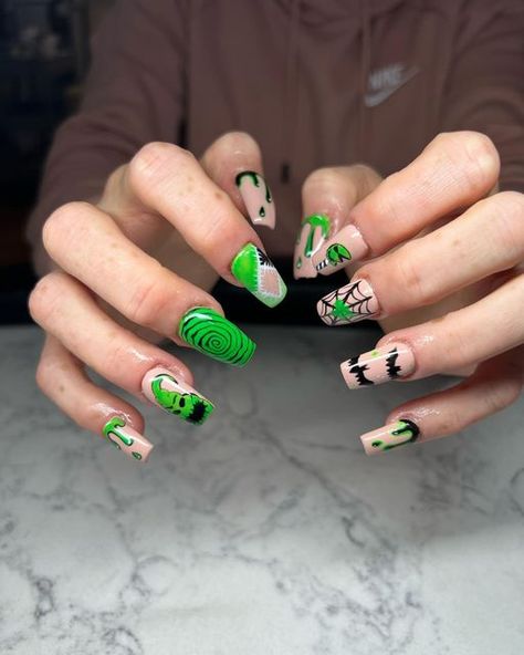 Man Nails, Drip Nails, Halloween This Year, Instagram Nails, Halloween Nails, Nail Ideas, Cute Nails, This Year, Cute Outfits