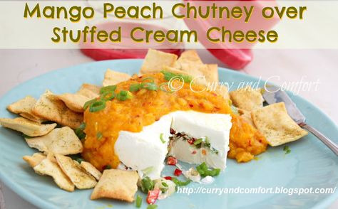 Cream Cheese Appetizer, Cream Cheese Dip, Cheese Appetizer, Mango Chutney, Cream Cheese Dips, Cheese Appetizers, Peach Mango, Cheese Dip, Best Appetizers