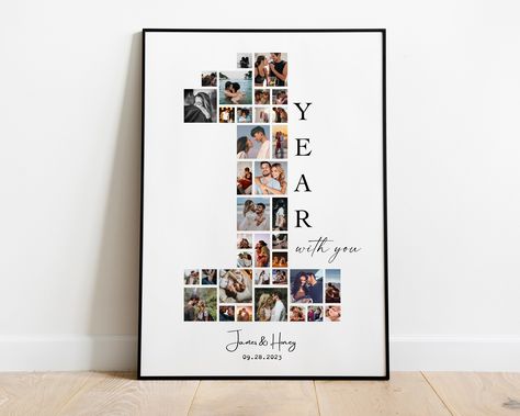 Turn your cherished memories into stunning wall art with our Custom Photo Collage Print! Perfect for birthdays, anniversaries, weddings, graduations, or simply showcasing favorite moments. 📌 Frame details - Made from pine - 20-25mm /0.79"-0.98" thick and 10-14mm/ 0.4"-0.6" wide - shatterproof, transparent plexiglass 📌 Paper details - semi glossy - paper weight of 170 gsm / 65 lb - For indoor use How it works: 1. Purchase and select Your Size and Frame Color 2. Personalize Your Collage: Send 36 photos via email: maxinekrisha@gmail.com or icloud link, Google drive link etc. Also, the names/date.  3. Review Your Proof: Within 1-2 business days, we will send you a digital proof of your collage for your approval. You can request any adjustments at this stage. 4. Approve and Print: Once you ap Birthday Photo Frame Collage, Anniversary Photo Collage, Collage Printables, Printables Ideas, Wall Layout, Photo Collage Prints, Collage Gift, Gallery Wall Layout, Photo Collage Gift