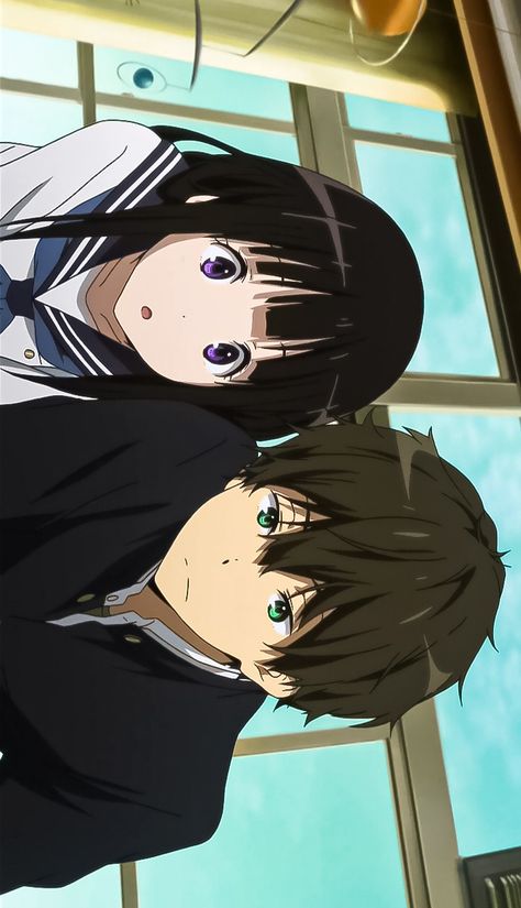 Hyouka Anime Wallpapers, Chitanda X Oreki Wallpaper, Hyouka Wallpapers, Houtarou X Chitanda, Hyouka Manga, Hotaro Oreki, Hyouka Anime, Hyouka Oreki, Eru Chitanda