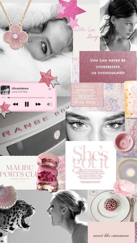 #pastel #pink #blackandwhite Vision Board Academic, Artist Vision Board, Vision Board Apps, Apartment Vision Board, Academic Vision Board, Aesthetic Wallpaper Vision Board, Healthy Vision Board, Vision Board Aesthetic Wallpaper, Vision Board Exercise