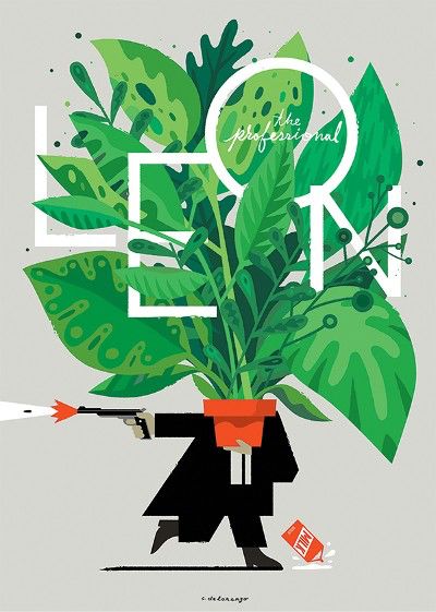 Leon The Professional, 동화 삽화, Action Hero, Floral Illustration, Plant Illustration, Flat Illustration, Illustrations And Posters, Editorial Illustration, Illustration Vector