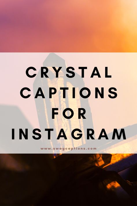 Illuminate your Instagram feed with these enchanting crystal captions and quotes! Whether you're sharing your love for gemstones, showing off your crystal collection, or seeking a touch of mysticism in your posts, we've got the perfect words to add a little sparkle to your photos. Explore the world of crystals through captions and let your Instagram shine bright! #crystal #crystals #crystalhealing #crystalshop #crystallove #gemstones #minerals #quartz #gemstone #meditation #agate #crystalgems Crystals Quotes Inspirational, Crystal Quotes Inspirational, Quotes About Crystals, Crystal Sayings, Gemstone Quotes, Gem Quotes, Crystal Healing Quotes, Crystal Quotes, Stone Quotes