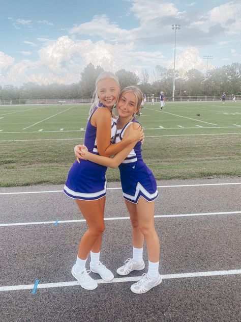 cheer, high school cheer, all star cheer, cheer uniform, cheer uni, stunt, floor cheer, cheer poses, cheer team, football cheer, basketball cheer, cheer squad, cheer pom poms 📣🎀✨🤸‍♀️ Highschool Cheer Pictures, Cheer Uniform High School, High School Cheer Uniforms, School Cheer Uniforms, Cheerleader High School, Cheer Vibes, Cheer Fits, Cheer Basketball, Cheerleading Picture Poses