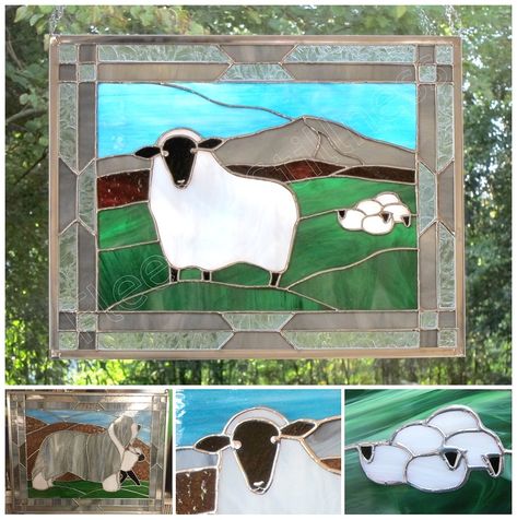 Old Journal — Fleeting Stillness Stained Glass Old Journal, Mosaic Pots, Sheep Dog, Making Stained Glass, Custom Stained Glass, Stained Glass Decor, Tiffany Glass, Stained Glass Diy, A Sheep