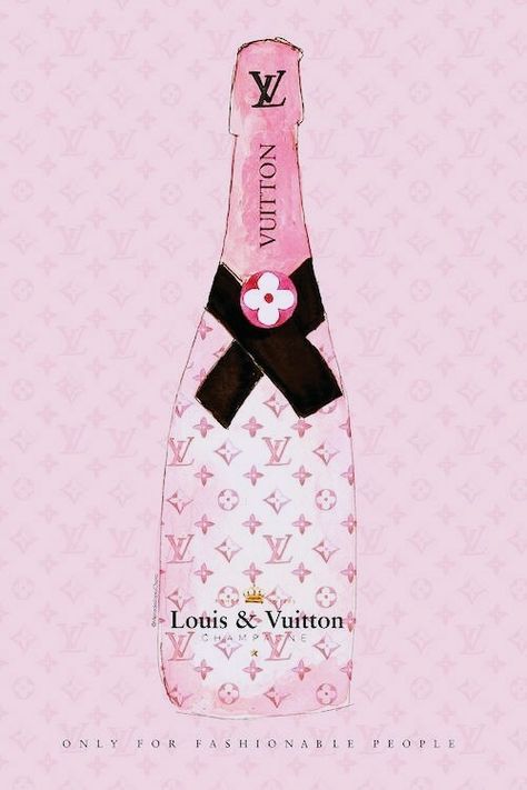 Louis Vuitton Background, Louis Vuitton Iphone Wallpaper, Chanel Art, Louis Vuitton Pink, Fashion Wall Art, Photo Wall Collage, Black And White Aesthetic, Vintage Louis Vuitton, Pink Wallpaper