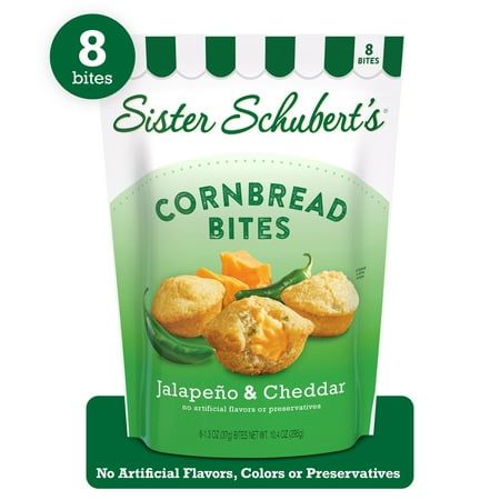 We believe your snack should be flavorful, filling, and convenient; thats why we created Sister Schuberts Bites. Our Bites are crafted with the same just-like-homemade bread quality you expect from Sister and combined with delicious fillings for an exciting, elevated snack. Available in three flavors including Strawberry Shortcake Bites, Jalapeo and Cheddar Cornbread Bites, and Country Gravy Biscuit Bites. At Sister Schuberts, our purpose is to nourish connections through the quality and convenience of our delicious baked breads. It all started with a homemade recipe passed down through Patricia "Sister" Schubert's family for generations, and now, it's being served to your family, at your table. From our Dinner Yeast Rolls to our classic Parker House style rolls and sweet Cinnamon Rolls, S Dinner Yeast Rolls, Strawberry Shortcake Bites, Jalapeño Cheddar Cornbread, Sister Schubert, About Sister, Biscuit Bites, Jalapeno Cheddar Cornbread, Cheddar Cornbread, Country Gravy