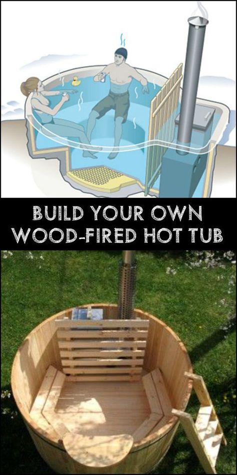 Wood Fired Hot Tub, Diy Hot Tub, Tub Ideas, Men Haircut, Backyard Projects, Diy Backyard, Outdoor Projects, Yard Landscaping, Front Yard Landscaping