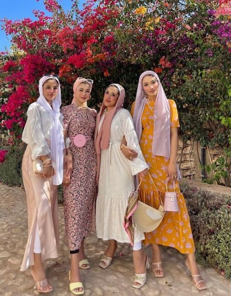 Modest Beach Outfit, Modest Ootd, Hijabi Summer Outfits, Hijabi Fashion Summer, Hijab Outfit Summer, Hijabi Mode, Hijab Fashion Summer, Estilo Hijab, Hijabi Fits