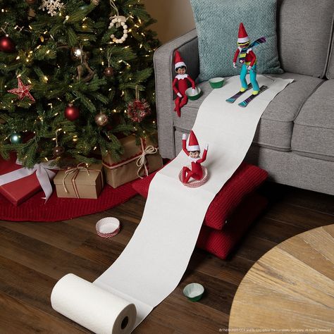 Easy Elf On The Shelf Leaving Ideas, Elf On The Shelf Robe Ideas, Elf On The Shelf Ideas With Scooter, Snow Elf On The Shelf Ideas, Skiing Elf On The Shelf, Elf On The Shelf Boat Ideas, Elf On The Shelf Came Back Ideas, Elf On The Shelf Wrecking Ball, Mean Elf On The Shelf Ideas