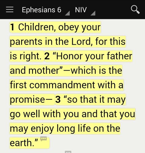 “Children, obey your parents in the Lord, for this is right. ‘Honor your father and mother’—which is the first commandment with a promise—‘so that it may go well with you and that you may enjoy long life on the earth’” (Ephesians 6:1-3 NIV). #KWMinistries Parents Bible Verse, Honor Your Father And Mother, Obey Your Parents, First Commandment, You Are The Father, God Speaks, Good Motivation, Childrens Church, The Father