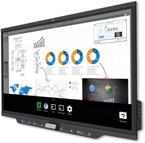 SMART Board Pro series : Interactive digital board for businesses Chb Cabins, Smart Boards, Cozy Workspace, Room Revamp, Clean Workspace, Purple Room, Smart Class, Habit Quotes, Digital Board