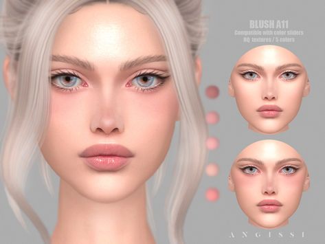 Soft Girl Makeup, Feminine Features, Sims 4 Tattoos, The Sims 4 Skin, Makeup Cc, Skin Details, Sims 4 Cc Makeup, Sims 4 Body Mods, Sims 4 Cc Skin