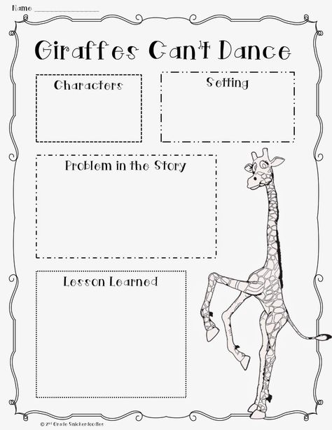 2nd Grade Snickerdoodles: Giraffes Can't Dance Book Chat with a FREEBIE Dancing Giraffe Craft, Giraffes Can't Dance Activities, Giraffe Lesson Plan Activities, Giraffe's Can't Dance Activities, Giraffes Can’t Dance Craft, Giraffes Cant Dance Activities, West With Giraffes Book, Giraffes Cant Dance, Dance Books