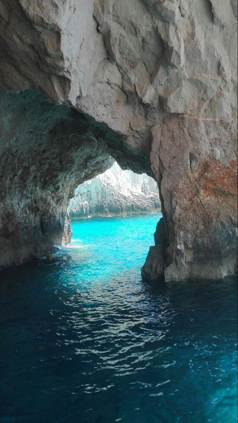 Blue Cave, Greece Holiday, Ocean Pictures, Summer Photos, Travel Tours, Greece Travel, Greek Islands, Pretty Places, Fantasy Landscape