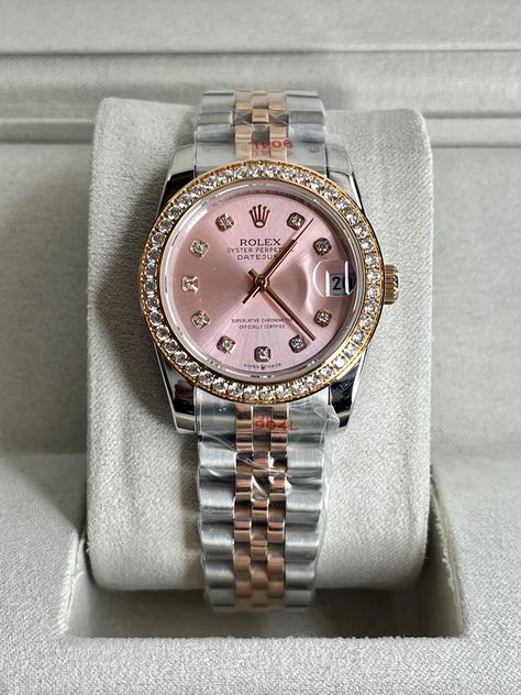 Rolex Watches Women Diamonds, Girly Bracelets, Pretty Watches, Rolex Watches Women, Fancy Watches, Rolex Women, Expensive Jewelry Luxury, Luxe Jewelry, Jewelry Accessories Ideas