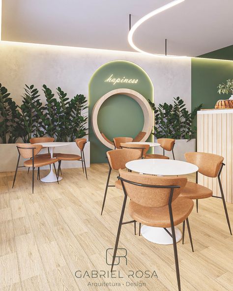 Coffee Lounge Design, Green Coffee Shop Aesthetic, Pastel Restaurant, Cafe Seating Ideas, Coffee House Interiors, Resturant Interior, Cafe Branding Design, Canteen Design, Modern Restaurant Design