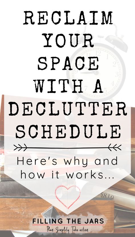 Declutter Schedule, Decluttering Schedule, Clear Clutter, Special Friendship Quotes, Small House Organization, Declutter Checklist, Decluttering Inspiration, Declutter Home, Declutter Challenge