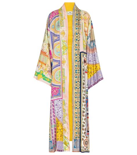 Silk Kimono Jacket, Kimono Coat, Printed Robe, Silk Kimono, Elegant Shirt, Kimono Jacket, Kimono Sleeve, Silk Twill, Kimono Fashion