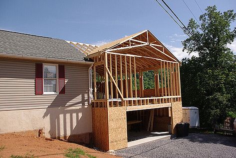 Learn how to accurately estimate the cost of your room addition project so that you stay on budget and schedule. See http://www.homeadditionplus.com/dev/home_articles/room_addition_cost_estimates/ Small House Addition Ideas, Small House Additions, Cost Bedroom, Mobile Home Addition, Ranch Bedroom, Double Wide Remodel, Small House Remodel, House Framing, Home Addition Plans