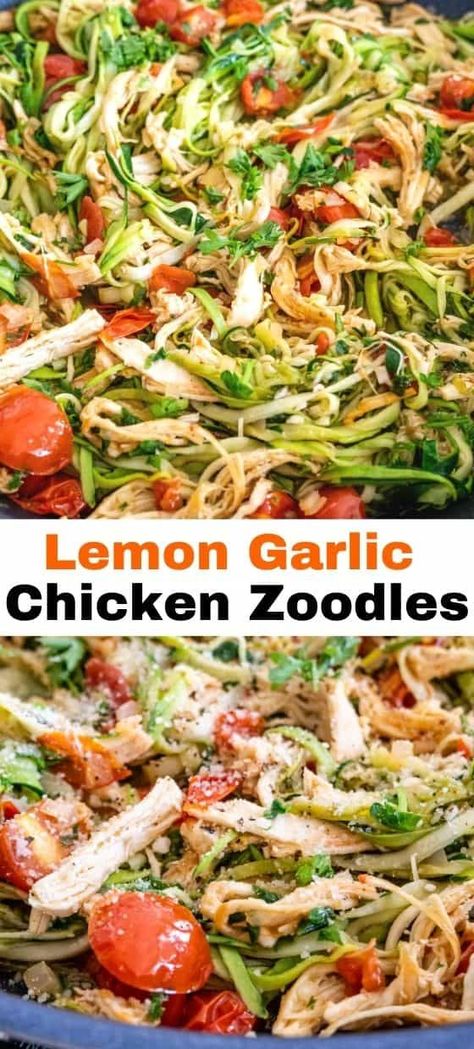 This is a great recipe for those who watch their carb intake. A delicious zucchini noodles recipe with chicken that is both low in carbs and delicious. You don’t even need a spiralizing gadget to make them. Easy Zoodle Recipe Healthy, What To Make With Zucchini Noodles, Veggie Pasta Noodle Recipes, Zucchini Noodle Chicken Recipes, Zucchini Noodle And Chicken Recipes, Chicken Zoodles Recipe, Zucchini Noodles Chicken, Zucchini Noodles With Chicken, Health Zucchini Recipes