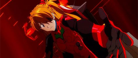 Neon Gensis Evangelion http://starhealers.tumblr.com/post/101471520114 Roleplay Starters, Banners Gif, Hd Gif, Gif Icons, Banner Discord, Icon Gif, Neon Evangelion, Asuka Langley, Anime Gifs