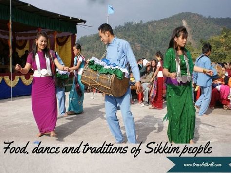 Sikkim is the tiny province of India in the North East periphery where the different kinds of people inhabit. Sikkim has been protected under surveillance of world’s . Sikkim Culture, Indian Culture And Tradition, Craft Presents, Aqua Culture, Mask Dance, White Pajamas, Dream Places, Traditional Music, Folk Dance