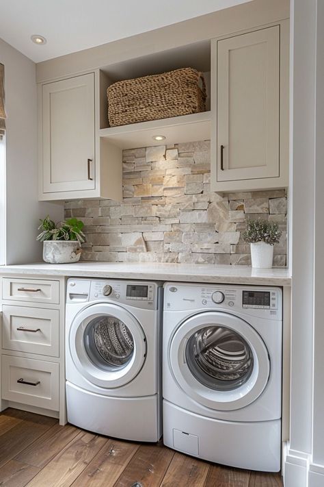 Laundry Room Between Garage And House, Walkthrough Laundry Mudroom, Utility Room Ideas Small, Small Laundry Closet, Narrow Laundry Room, Laundy Room, Small Laundry Room Ideas, Small Laundry Room Makeover, Laundry Room Ideas Small Space