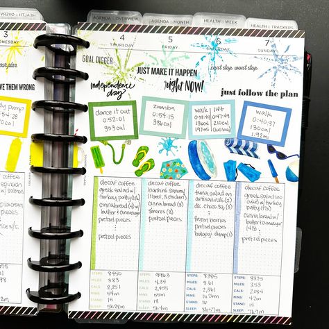 AFTER THE PEN 😀📒🌈☀️🎆 Health Planner - Health & Fitness Layout (Swipe to see the before the pen, too! ➡️) Stickers: @planything_ @the_happy_planner Washi: @the_happy_planner Markers: @mildliner_official Insert: @squairdshop #afterthepen #beforethepen #happyplannerfitness #happyplannerwellnesslayout #wellnesshappyplanner #healthplanner #linedverticallayout #fitnesshappyplanner #happyplannerwellness #classichappyplanner #happyplannerclassic #decorativeplanner #weeklylayout #verticalplanner ... Happy Planner Wellness Layout Ideas, Happy Planner Wellness, Planner Layout Ideas, Fitness Happy Planner, Coffee Plan, Summer Layout, Big Happy Planner, Planner Spreads, Dance It Out