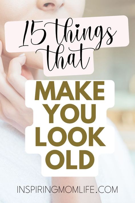 Want to look younger instead of older than your years? Then make sure to avoid doing these specific things as they will definitely age you. 15 Things That Will Make You Look Older And Age You QUICKLY | Anti Aging Secrets | Anti Aging Beauty | Anti Aging Tips | Anti Aging Skin Routine | Anti Aging Youthful Skin Tips Anti Aging Skin Routine, How To Feel Pretty, Aging Beauty, Slow Aging, Hair Mistakes, Natural Face Skin Care, Anti Aging Secrets, Crimped Hair, Smart Parenting