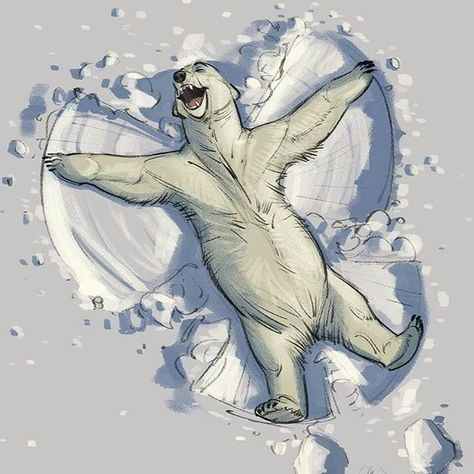 Wishing you all happiness today! #happy #polarbear #snowbear Aaron Blaise, 동화 삽화, Art Et Illustration, Bear Art, Animal Sketches, Pics Art, Animal Illustration, Cute Illustration, Character Illustration