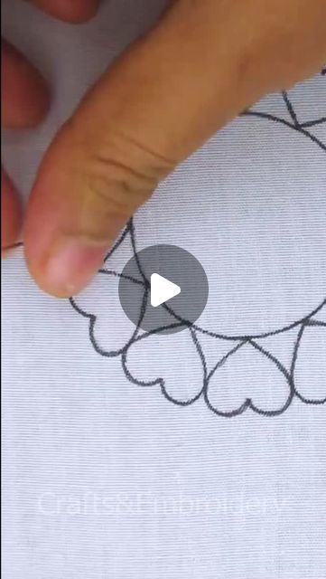 Crafts & Embroidery on Instagram: "Beautiful heart shape flower embroidery!
#cute #tutorial #content #fb #diy #fbreels #easy #viral #satisfying #embroidery #hand #support #trending #diycrafts #reels #fypシ゚ #design #embroideryart #handmade #stitch #useful #flowers #viralvideo #reelsfb #reelsvideo #viralreels #handstitched" Cute Tutorial, Embroidery Cute, Embroidery Hand, Felt Embroidery, Flower Embroidery, Beautiful Heart, Embroidery Flowers, Embroidery Art, Heart Shape