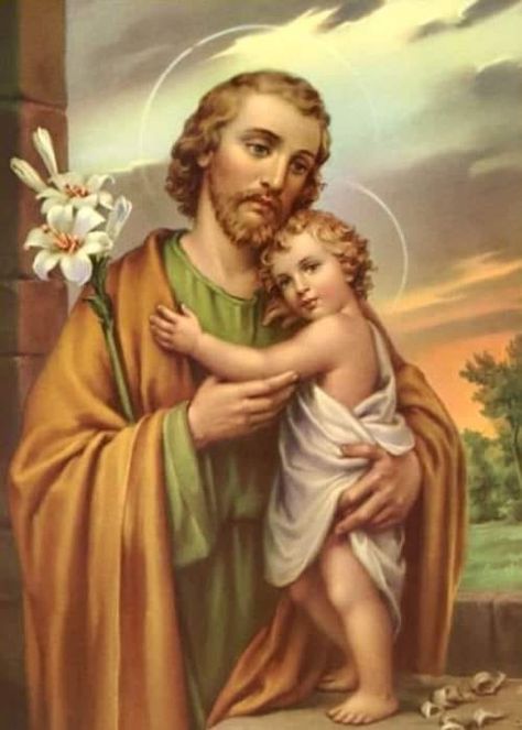 St Joseph Novena, Feast Of St Joseph, St Joseph Prayer, Lives Of The Saints, Novena Prayers, Jesus Prints, Religious Pictures, Catholic Prayers, Catholic Art