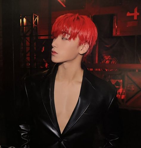 San Red Hair, Cyberpunk Photoshoot, You Are My Treasure, Sans Cute, Ateez San, San Ateez, Make It Rain, Woo Young, Forever Yours