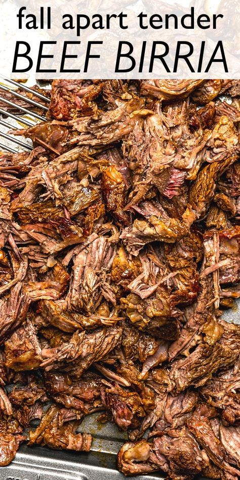 Mexican Beef Brisket Recipes, Chuck Roast Shredded Beef Tacos, Spanish Shredded Beef, Easy Beef Birria Recipe Mexican, Roast Beef For Tacos, Rump Roast Recipe Mexican, Birra Beef Recipe, London Broil Birria, Rump Roast Meals