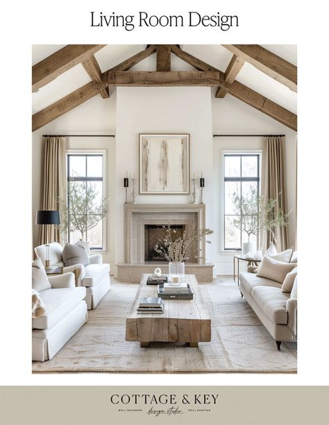 Setting the Tone with the Living Room Design  - Cottage style decorating, renovating and entertaining Ideas for indoors and out Farmhouse Living Room Wall, Farmhouse Living Room Wall Decor, Trendy Farmhouse, Farmhouse Living Room Ideas, Wall Decor Inspiration, Farmhouse Living Room Decor Ideas, Farmhouse Living Room Decor, Modern Farmhouse Living, Living Room Farmhouse