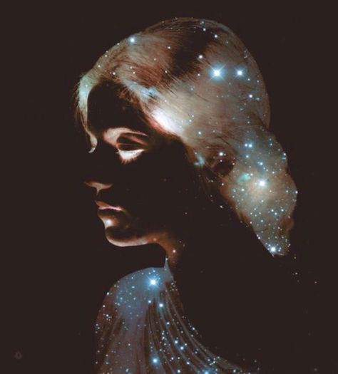 A woman made of stars Avan Jogia, Art Et Illustration, Foto Art, High Fantasy, Art And Illustration, Art Graphique, Enchanted, Surrealism, The Sky