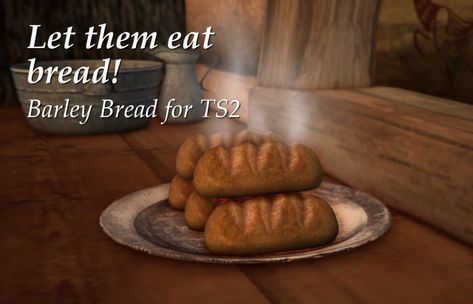 Sims 2 Medieval Cc, Toaster Pastry, Breakfast Options, Cooking Skills, Loaf Bread, Garlic Bread, Sims 2, Lunches And Dinners, Meal Time