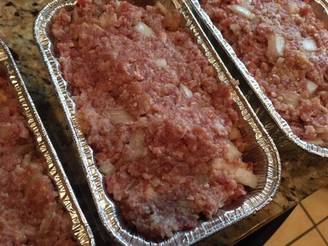 Freezer Meatloaf Make Ahead, Meatloaf Freezer Meal, Freezer Meatloaf, Freezing Meatloaf, Individual Meatloaf, Frozen Meatloaf, Stove Top Meatloaf, Mini Meatloaf Muffins, Freezer Breakfast Meals