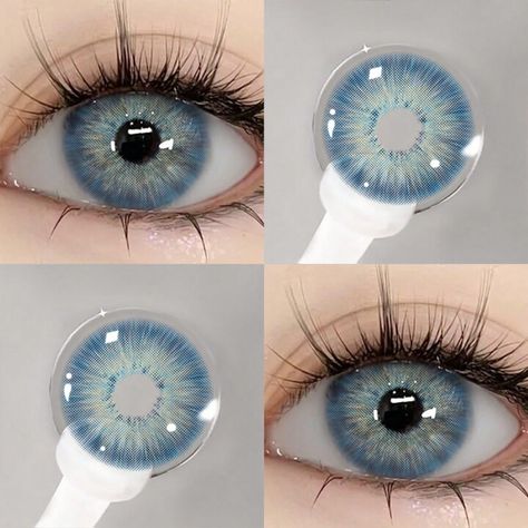 Purple Eye Color, Contact Lenses For Brown Eyes, Rare Eye Colors, Indigo Eyes, Eye Lens Colour, Green Contacts Lenses, Mata Biru, Rare Eyes, Blue Eye Color