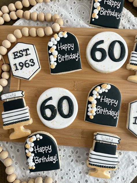 60 Birthday Cookies For Men, 70 Birthday Cookies For Men, 60 Cookies Birthday, 60th Cookies Birthday, 60th Birthday Cookies For Men, 60 Birthday Cookies, 60th Birthday Cookies, 60th Birthday Cookies For Ladies, 50th Bday Cookies For Men