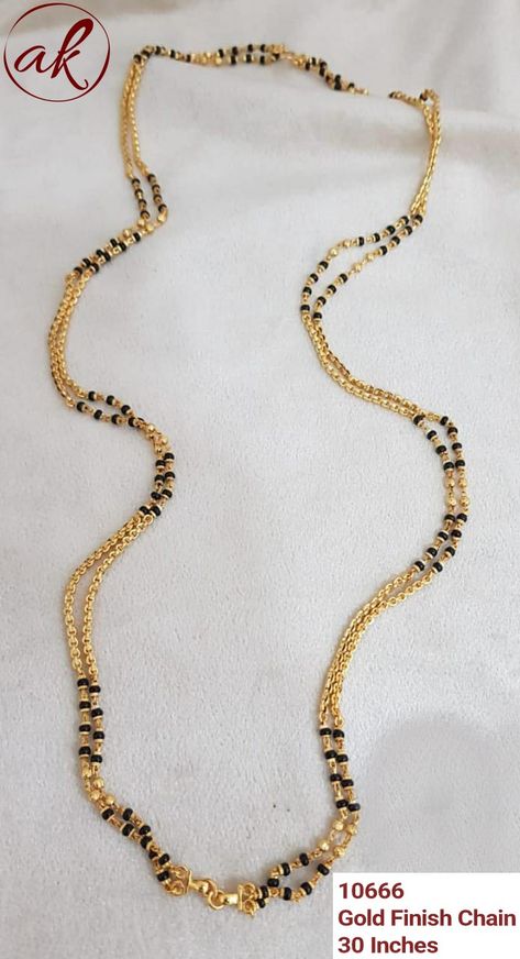 Mangalya Chain Design, Gold Mangalsutra Designs Latest Unique, South Indian Mangalsutra, Long Mangalsutra, Fashion Jewelry Necklaces Gold, Simple Necklace Designs, Gold Earrings For Kids, Mangalsutra Chain, Wedding Jewelry Sets Bridal Jewellery