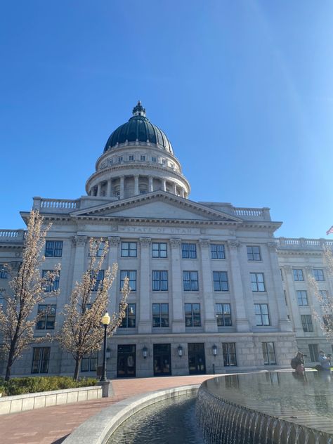 Utah State Capitol Utah, Louvre, Building, Travel