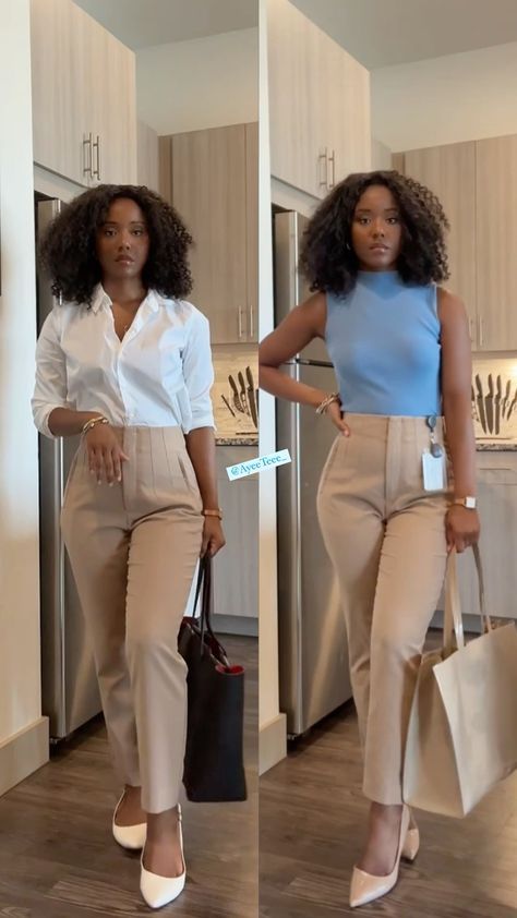 Business Consultant Outfits, Late Summer Office Outfits, Finance Woman Outfit, Buissnes Aesthetic Outfit, Office Interview Outfits Women, Office Outfits Women Petite, Corporate Girl Black Woman, Finance Girl Outfit, Corporate Outfits Black Women