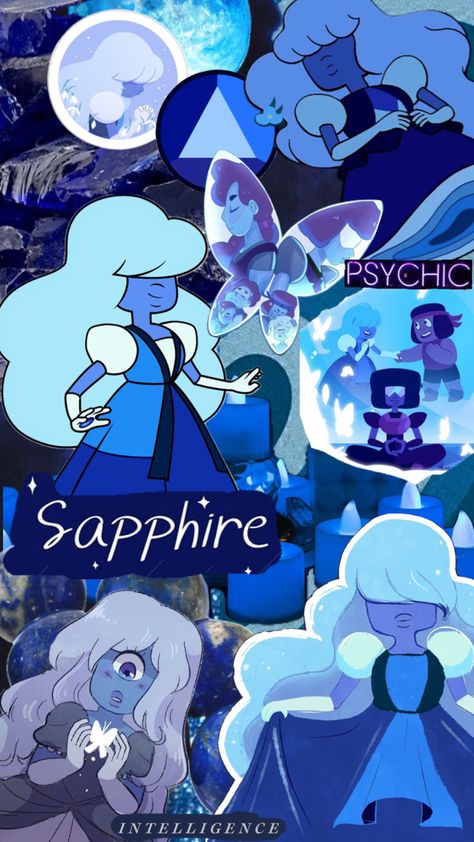 #sapphire #stevenuniverse #wallpaper #background Sapphire Wallpaper, Steven Universe, Psychic, Sapphire