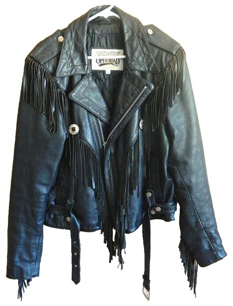 Rock Vibes, Leather Fringe Jacket, Vintage Fringe, Fringe Leather Jacket, Fashion Idol, Fringe Jacket, Fashion Inspiration Design, Leather Fringe, Vintage Clothes