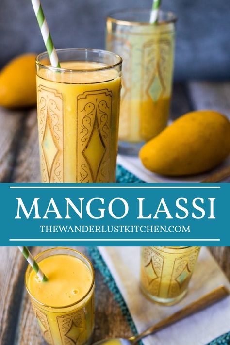 Best Mango Lassi Recipe, Cheesecake Parfait Recipes, Mango Lassi Recipe, Mango Lassi Recipes, Restaurant Classic, Lassi Recipe, Lavender Latte, Lassi Recipes, Mango Drinks